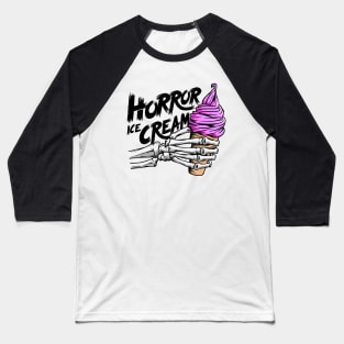 Horror Ice Cream Baseball T-Shirt